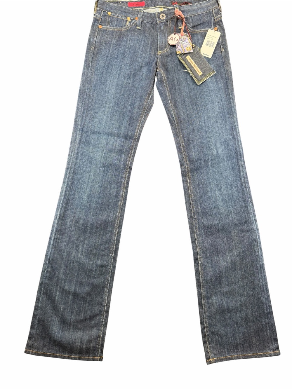 AG Adriano Goldschmied "The Kiss"/low-rise, straight-leg/Vintage/Size: 27R